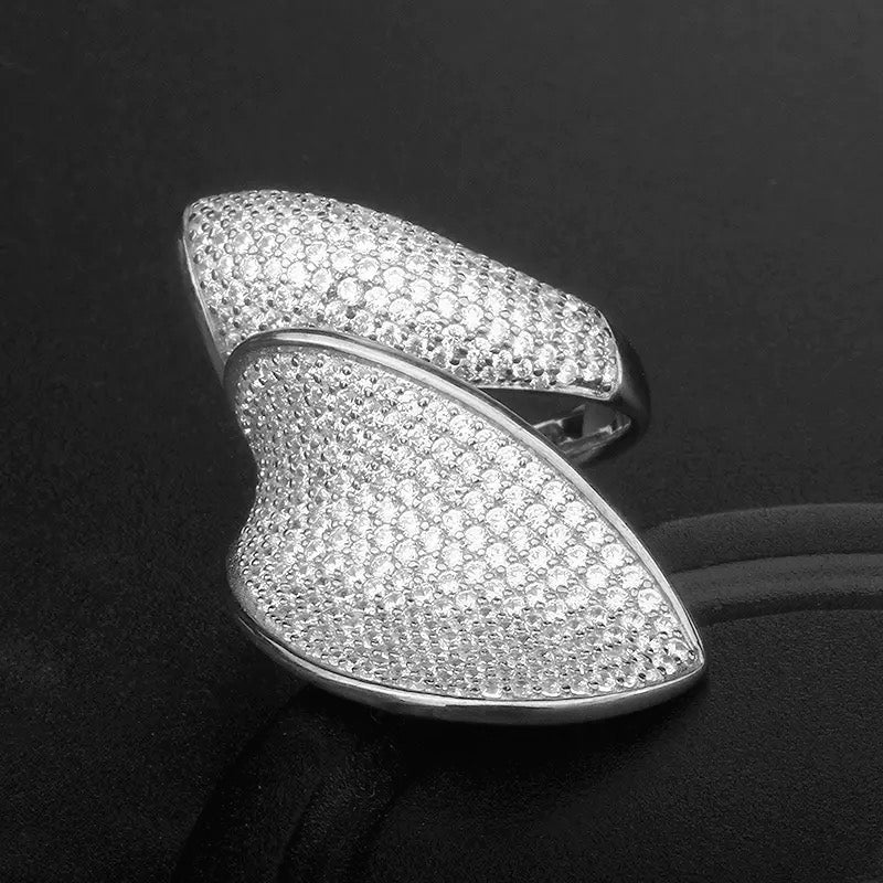 Pavé Leaf Ring